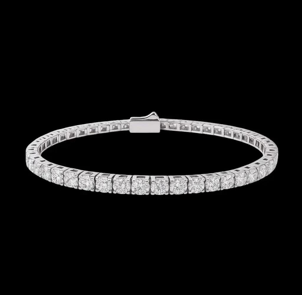 Klassieke tennisarmband met briljanten