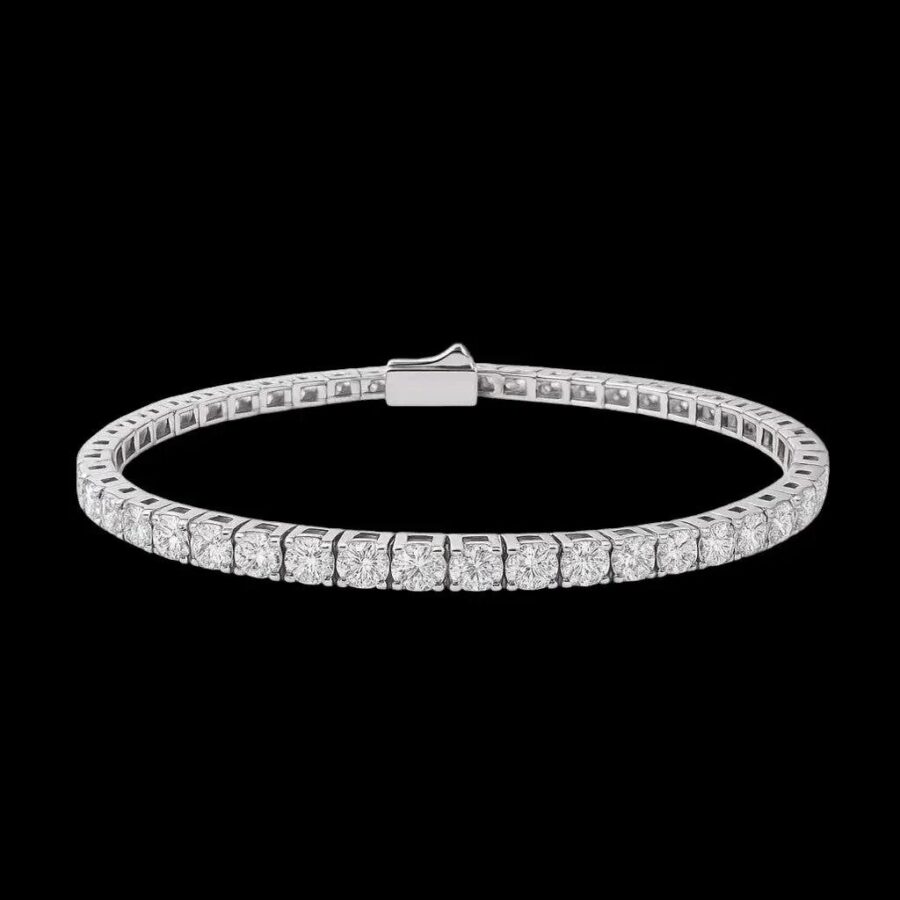 Klassieke tennisarmband met briljanten