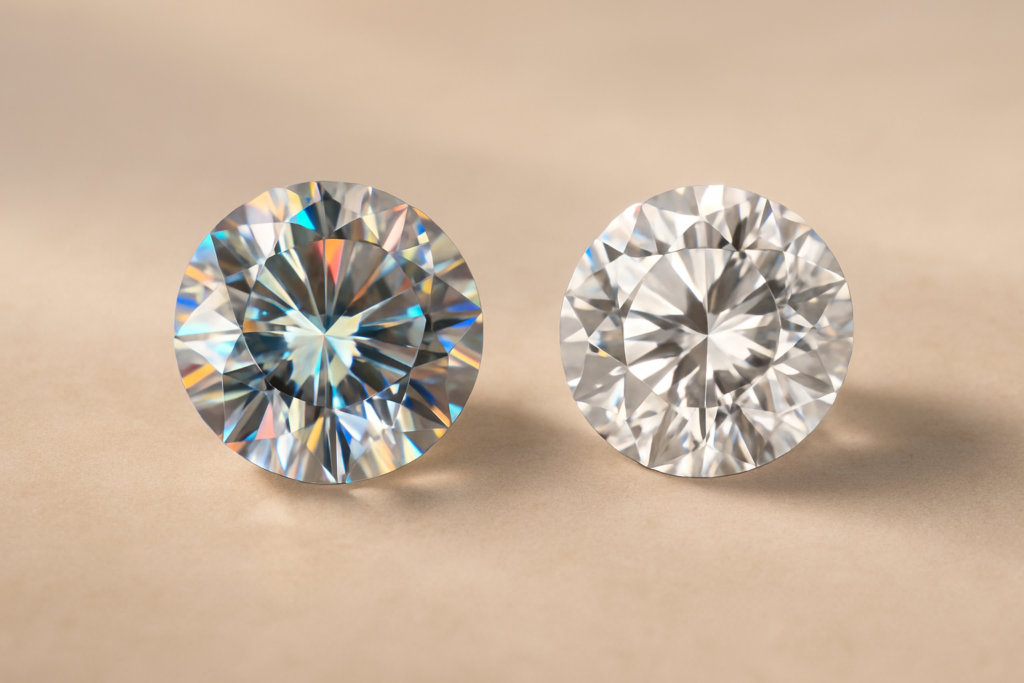 Moissaniet versus diamant: het schitterende alternatief